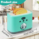 Wooden Toaster Toy, Kids Pretend Play Kitchen Toys Set, Breakfast Toy, For Boys and Girls, Back to school/Halloween/Christmas Wattsspeed