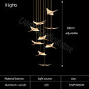 Modern Chandelier Luxury Led Chandelier Living Room Large Home Decoration Chandelier Design Villa Stair Acrylic Chandelier Wattsspeed
