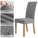 Durable Elastic Fabric Cover For Dining Chairs,Jacquard Chair Cover,Chairs Covers Stretch For Kitchens Home Living Room Decor Wattsspeed