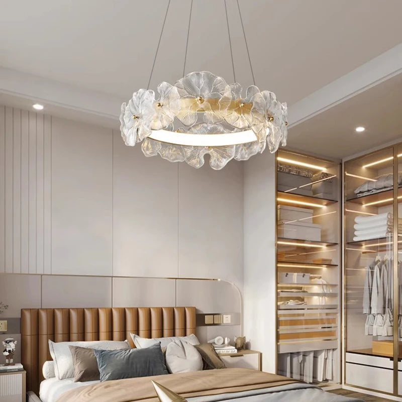 Nordic Home Decoration Crystal Chandelier Restaurant Chandelier Chandelier Ceiling Lamp Villa Chandelier Indoor Lighting Lamps