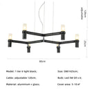 Crown Major Chandelier Nordic Tube Silver Chandelier Modern Led Art Designer Luxury Chandelier For Kitchen Hotel Big Chandelier Wattsspeed