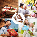 Kitchen Sets Wooden Kitchen Utensils Cooking Wooden Spoons Wooden Spoons Soup Utensils Kitchen Cooking Sets Cooking Gifts1-10PC Wattsspeed