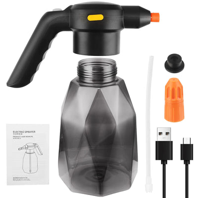 Electric Spray Bottle 2l, Rechargeable Battery Powered Spray