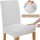 Jacquard Chair Cover, Durable Elastic Fabric Dining Chairs Cover, Stretch Covers For Kitchen Dining Room Chairs, Home Decor Wattsspeed
