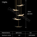 Modern Chandelier Luxury Led Chandelier Living Room Large Home Decoration Chandelier Design Villa Stair Acrylic Chandelier Wattsspeed