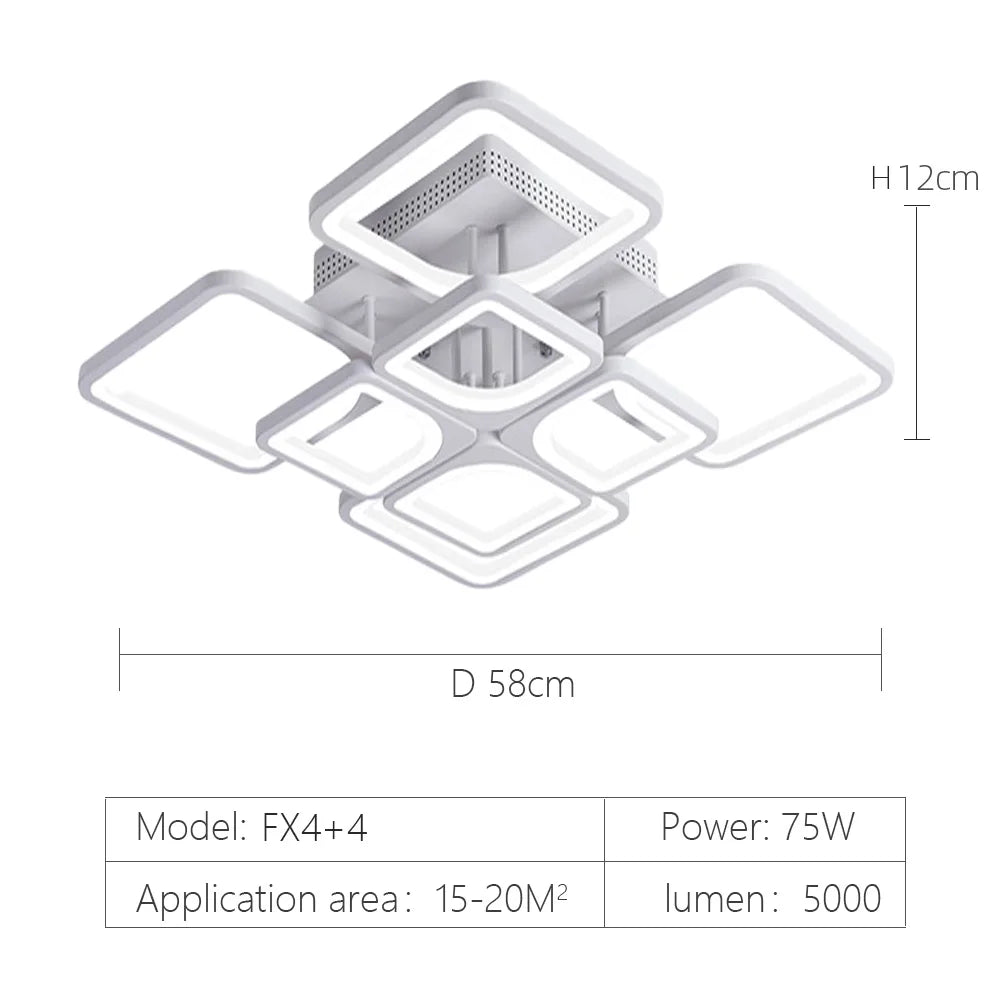 New led Chandelier For Living Room Bedroom kitchern Home chandelier Modern Led Ceiling Chandelier Lamp Lighting chandelier
