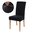Durable Elastic Fabric Cover For Dining Chairs,Jacquard Chair Cover,Chairs Covers Stretch For Kitchens Home Living Room Decor Wattsspeed