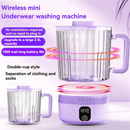 B59B-Washing Machine, Upgrade 2.5L Large Capacity Mini Portable Washer, Underwear Washer For Deep Cleaning Of Small Clothes Wattsspeed
