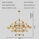 Crown Major Chandelier Nordic Tube Silver Chandelier Modern Led Art Designer Luxury Chandelier For Kitchen Hotel Big Chandelier Wattsspeed