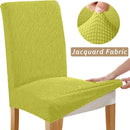 Jacquard Chair Cover, Durable Elastic Fabric Dining Chairs Cover, Stretch Covers For Kitchen Dining Room Chairs, Home Decor Wattsspeed