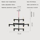 Crown Major Chandelier Nordic Tube Silver Chandelier Modern Led Art Designer Luxury Chandelier For Kitchen Hotel Big Chandelier Wattsspeed