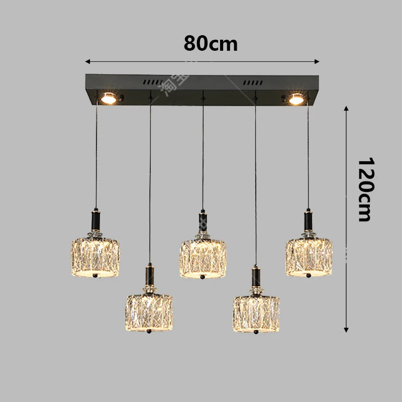 Modern restaurant crystal chandelier indoor ceiling chandelier indoor lighting chandelier LED chandelier chandelier type lightin