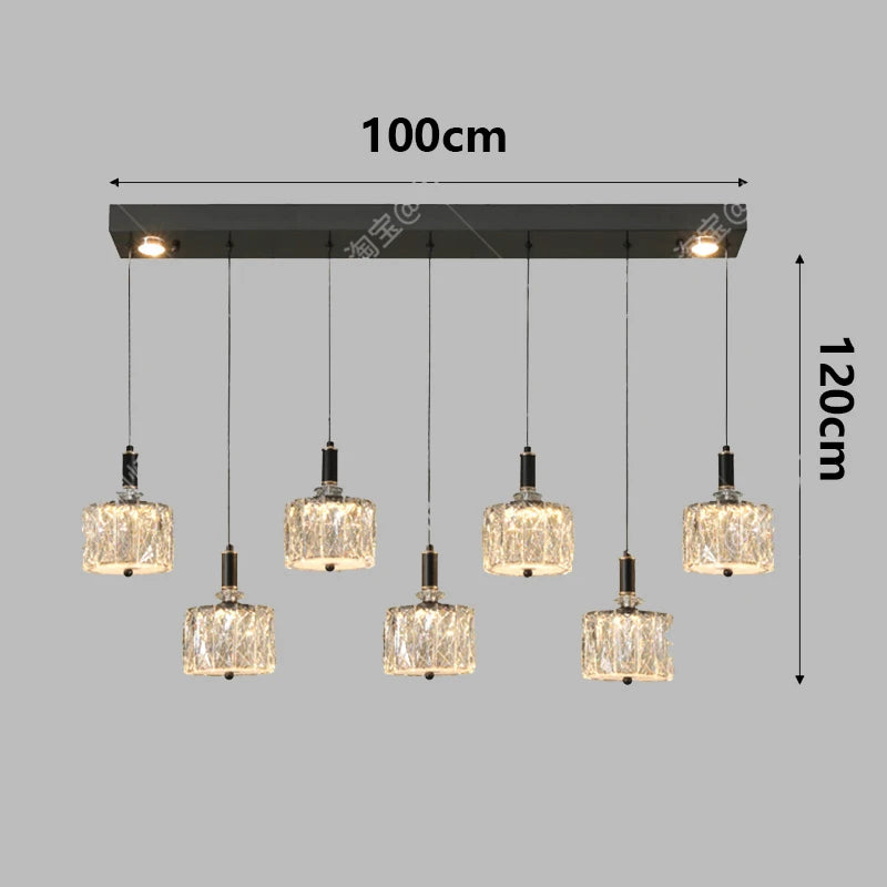 Modern restaurant crystal chandelier indoor ceiling chandelier indoor lighting chandelier LED chandelier chandelier type lightin