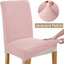 Jacquard Chair Cover, Durable Elastic Fabric Dining Chairs Cover, Stretch Covers For Kitchen Dining Room Chairs, Home Decor Wattsspeed