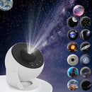 Galaxy Star Projector with 13 HD Film Slides 5W LED 6500K, 26.4m² Coverage Quiet Rotation Home Planetarium Night Light Wattsspeed