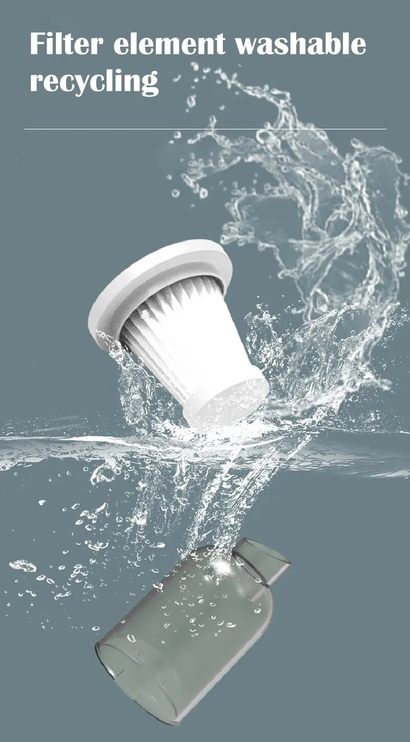 Wireless Car Vacuum Cleaner USB Charging 1200mah Smart Clean