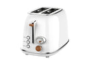 Retro 2-Slice Toaster with Grill, Multifunctional Smart Bread Toaster Kitchen Appliance Wattsspeed