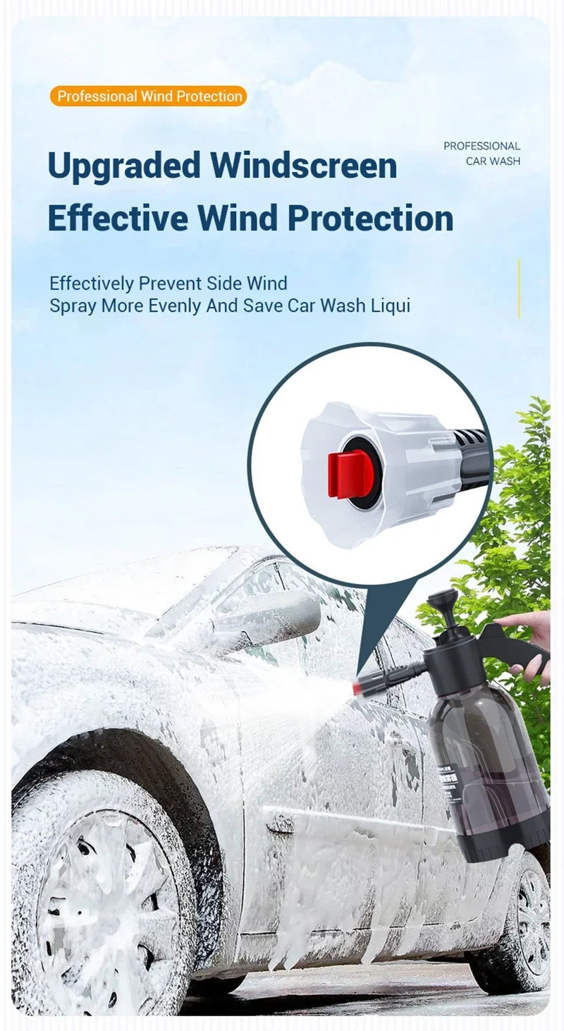 Pressure Foam Cannon Car Wash Sprayer Bottle For Thick Snow