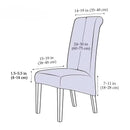 Large Size Banquet Adjustable Chair Cover Jacquard Chairs Spandex Cover Seat Covers for High Back Chairs Dining Room Hotel Home Wattsspeed