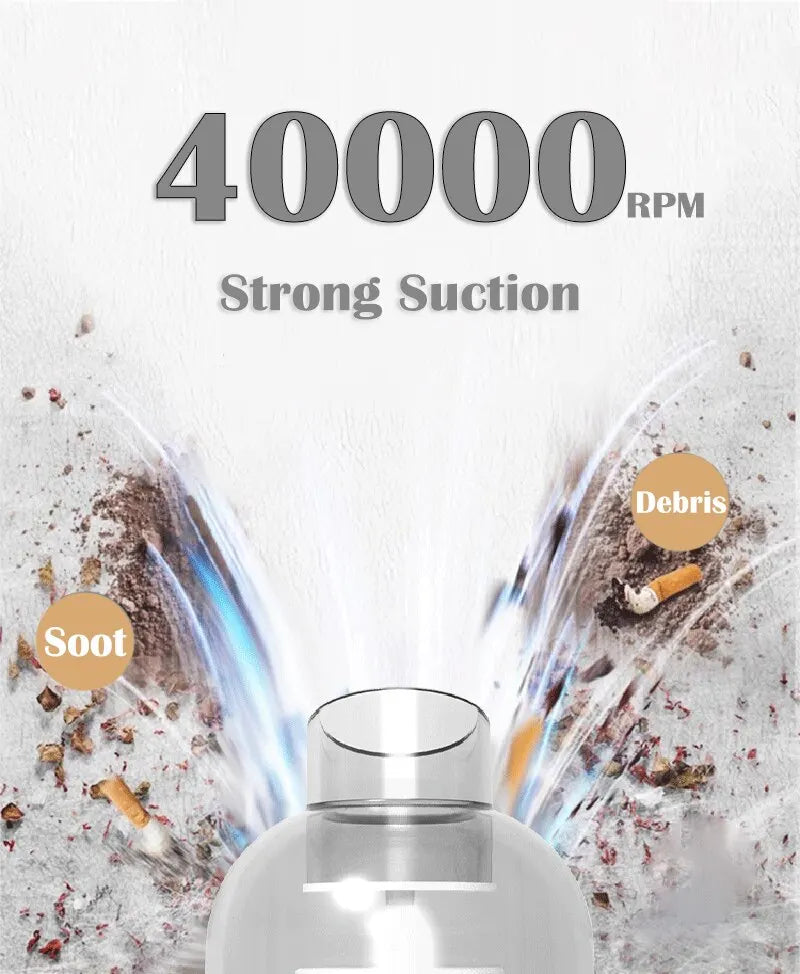 Wireless Car Vacuum Cleaner USB Charging 1200mah Smart Clean