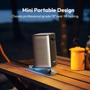 BYINTEK P70X Portable Mini Projector with Built-in Battery 4K Support 3D Wifi for Outdoor Movie Night Home Theater Projectors Wattsspeed