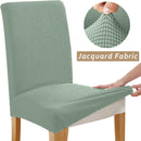 Jacquard Chair Cover, Durable Elastic Fabric Dining Chairs Cover, Stretch Covers For Kitchen Dining Room Chairs, Home Decor Wattsspeed