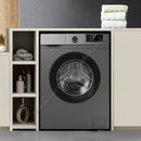 8KG Drum Washing Machine Full-automatic Household Mite Removal Elution Integrated Machine Stainless Steel Drum Washing Machine Wattsspeed