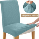 Jacquard Chair Cover, Durable Elastic Fabric Dining Chairs Cover, Stretch Covers For Kitchen Dining Room Chairs, Home Decor Wattsspeed