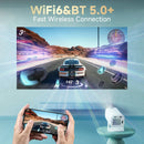 P30 PRO Smart Mini Projector Android 14 WiFi6 BT 5.0 Supports 4K 1280 * 720P Video Smart Home Theater Outdoor Portable Projector Wattsspeed
