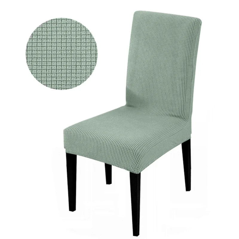 Durable Elastic Fabric Cover For Dining Chairs,Jacquard Chair Cover,Chairs Covers Stretch For Kitchens Home Living Room Decor
