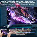 P30 PRO Smart Mini Projector Android 14 WiFi6 BT 5.0 Supports 4K 1280 * 720P Video Smart Home Theater Outdoor Portable Projector Wattsspeed