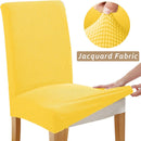 Jacquard Chair Cover, Durable Elastic Fabric Dining Chairs Cover, Stretch Covers For Kitchen Dining Room Chairs, Home Decor Wattsspeed