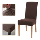 Jacquard Chair Cover, Durable Elastic Fabric Dining Chairs Cover, Stretch Covers For Kitchen Dining Room Chairs, Home Decor Wattsspeed