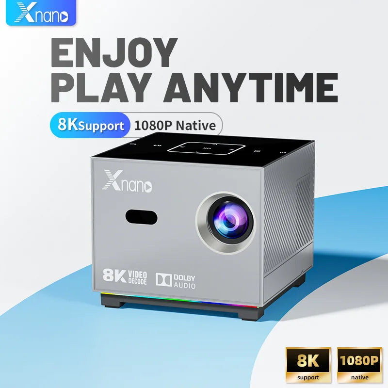 Portable Projector Wifi Bluetooth Led Smart Voice Remote Control Digital Projector Full HD 1080P Projector 4k Game Projectors