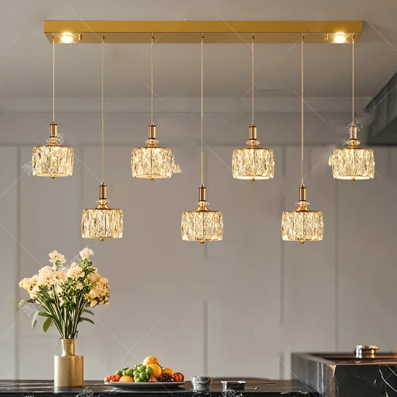 Modern restaurant crystal chandelier indoor ceiling chandelier indoor lighting chandelier LED chandelier chandelier type lightin