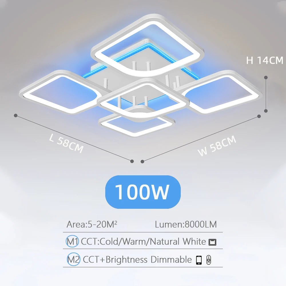 New led Chandelier For Living Room Bedroom kitchern Home chandelier Modern Led Ceiling Chandelier Lamp Lighting chandelier