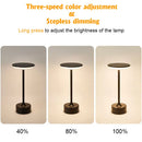 LED Table Lamp Touch Sensor Night Light USB Rechargeable Portable Bedroom Night Light Wireless Reading Lamp Restaurant Hotel Bar Wattsspeed