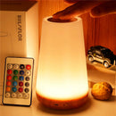 LED 13 Color Changing Night Light Remote Control Touch USB Rechargeable RGB Night Lamp Dimmable Lamp Portable Table Bedside Lamp Wattsspeed