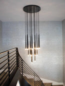 Conical Long Chandelier LED Nordic Chandelier Designer Modern Chandelier Interior Decoration Lighting High-Rise Long Chandelier Wattsspeed