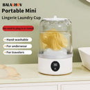 Wireless 1L Mini Washing Machine Portable Underwear Cleaner Socks Washing Machine Dehydratable Laundry Bucket Wattsspeed