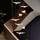 Modern Chandelier Luxury Led Chandelier Living Room Large Home Decoration Chandelier Design Villa Stair Acrylic Chandelier Wattsspeed