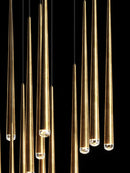 Conical Long Chandelier LED Nordic Chandelier Designer Modern Chandelier Interior Decoration Lighting High-Rise Long Chandelier Wattsspeed