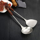 Kitchen Utensils Wok Spatula Iron And Ladle Tool Set Spatula For Stainless Steel Cooking Equpment Kitchen Accessories Essentials Wattsspeed