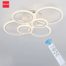 Modern LED Chandelier Home Lighting Ring Ceiling Mount Chandelier Living Room Bedroom Lighting lustre Ceiling pendant lamp Wattsspeed